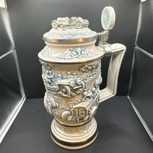 Handcrafted‎ Racing Car Stein by Avon